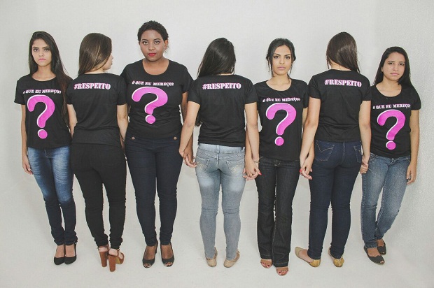 Estudantes abordam feminismo e violência contra mulher em programa da TV Filosofia. Foto: Arquivo da Escola.